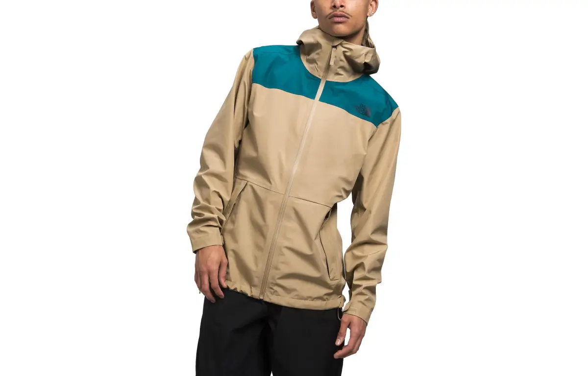 THE NORTH FACE Jackets Men's Khaki Hooded Moderate Straight Fit