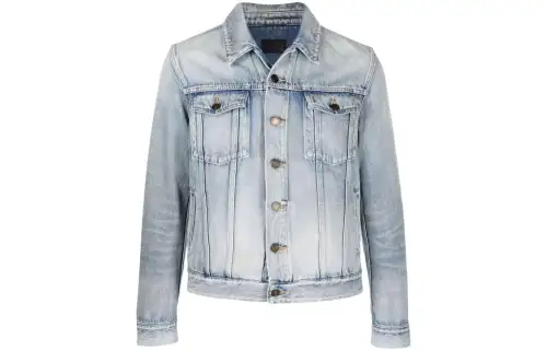 SAINT LAURENT Denim Jacket Men's Blue
