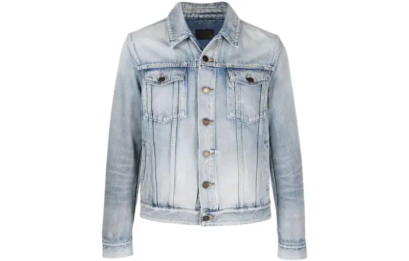 SAINT LAURENT Denim Jacket Men's Blue