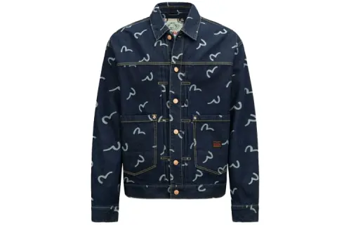EVISU Denim Jacket Men's Denim Blue