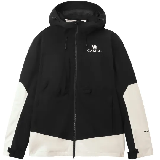 CAMEL Windbreaker Jackets Unisex Hooded Moderate