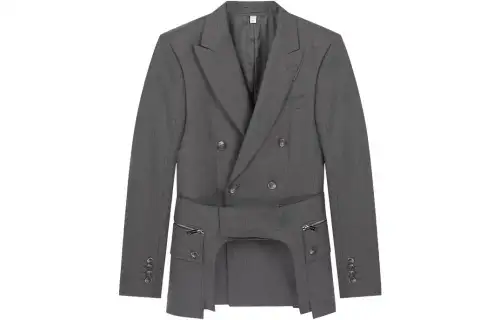Burberry Business Suit Coat Men's Gray