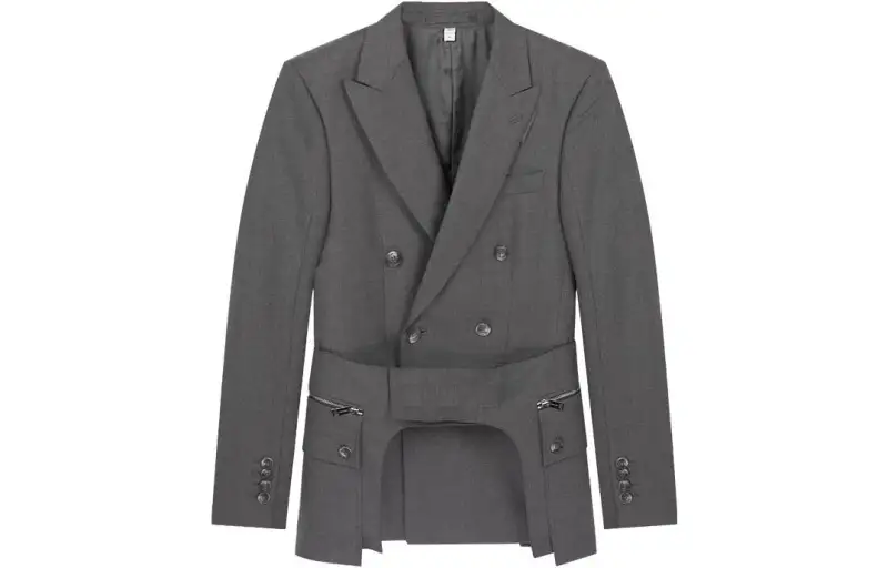 Burberry Business Suit Coat Men's Gray