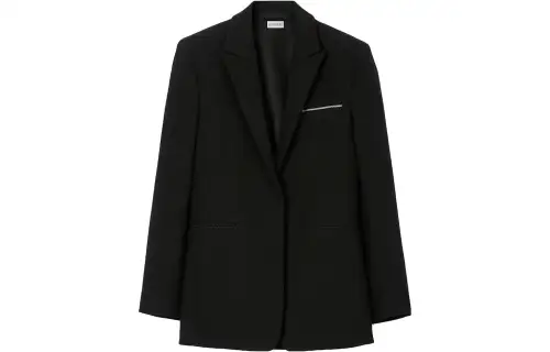 Burberry Single-breasted Wool Blazer