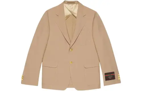 GUCCI Single breasted Cotton Blazer