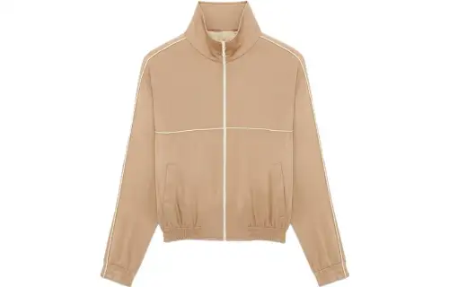 SAINT LAURENT Zip Up Long Sleeved Jacket