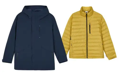 Skechers Jackets & Coats Men's Dark Blue Black