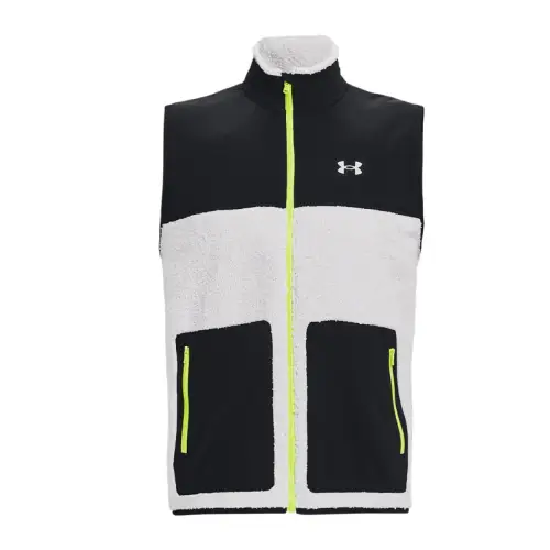 Under Armour Vests Men's Gray Stand Collar Moderate Other