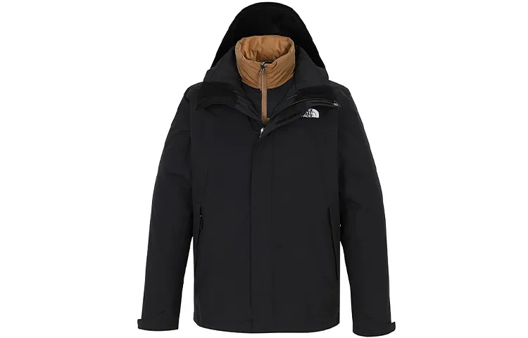 THE NORTH FACE Waterproof And Windproof To Keep Warm Windbreaker Jacket Men's Black