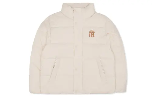 MLB Down Jacket Winter, Short Unisex Cream