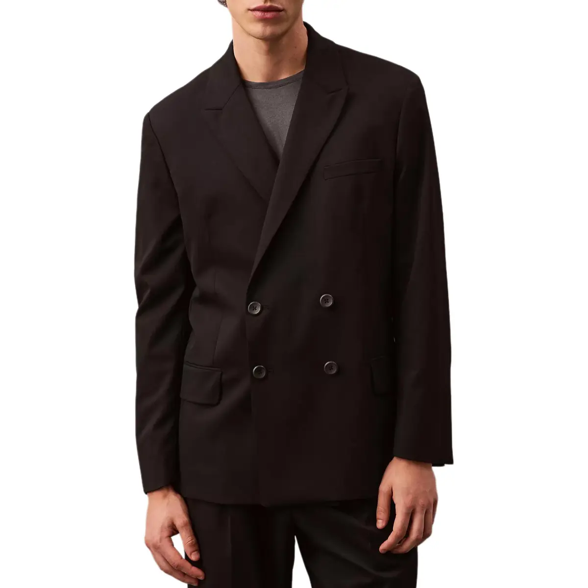 CALVIN KLEIN Business Suit Men's Black