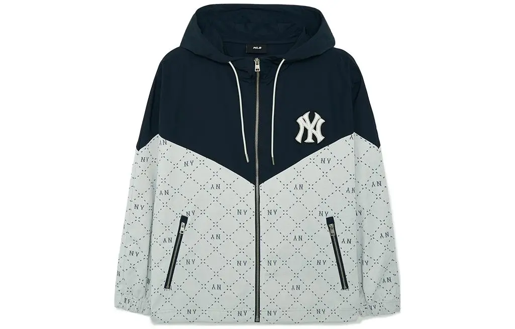MLB Monogram Jacket Unisex Dark Cream