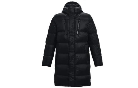 Under Armour ColdGear Down Jackets Men's Black Hooded Moderate Other