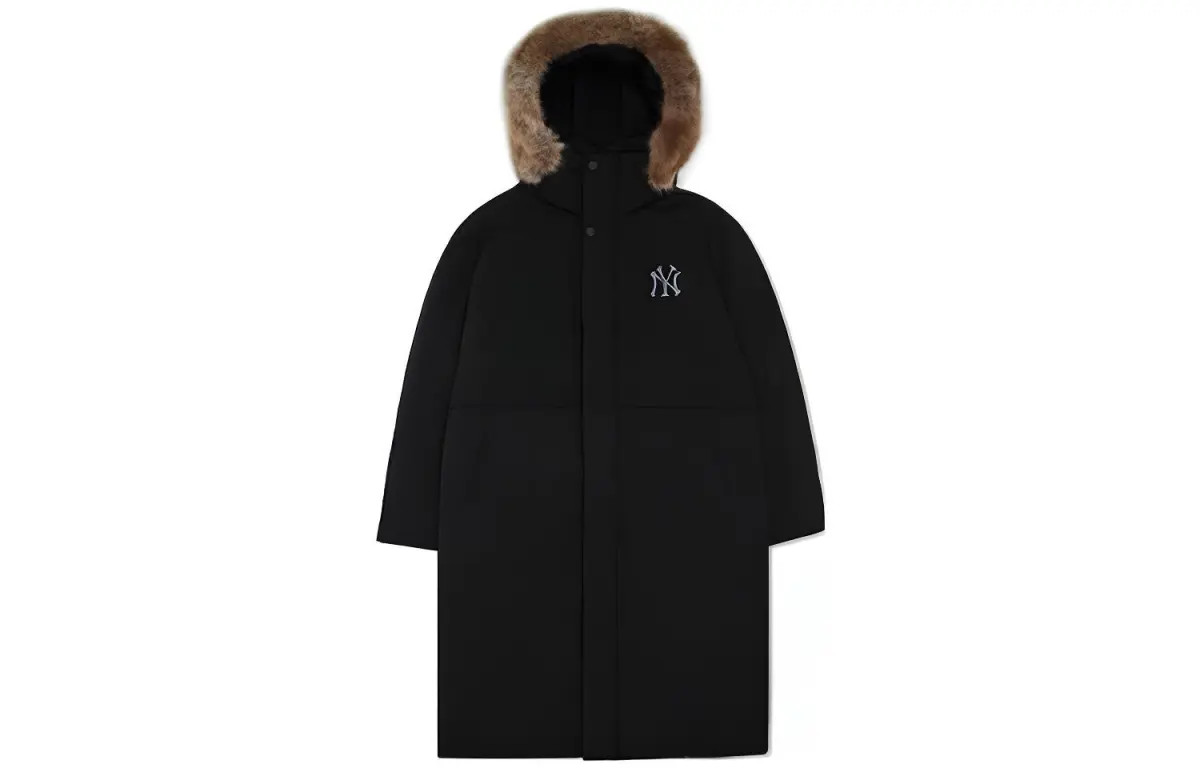 MLB FW22 Down Jacket Long Unisex Black