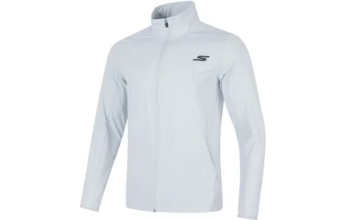 Skechers Jackets Men's Daybreak Gray Stand Collar Moderate Other