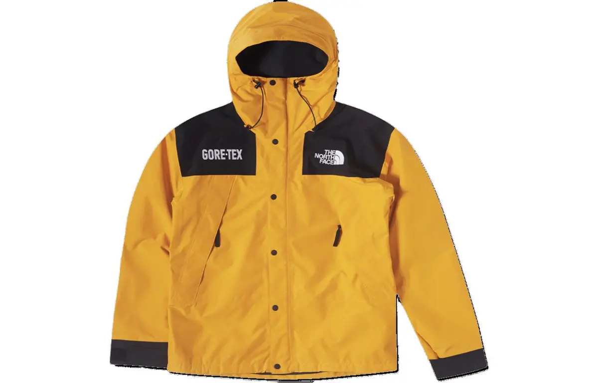 THE NORTH FACE Mountain Waterproof And Windproof Jacket Men's Yellow