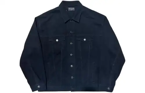 Balenciaga TAPE TYPE SS23 Denim Jacket Loose Fit Men's Blue