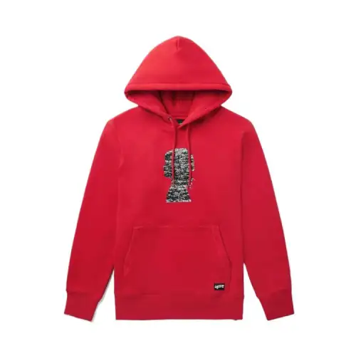 Vans Sweatshirts Men's Red Hooded Moderate Regular