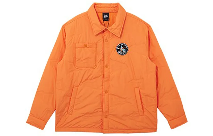 New Era Puffer Jacket Unisex Orange
