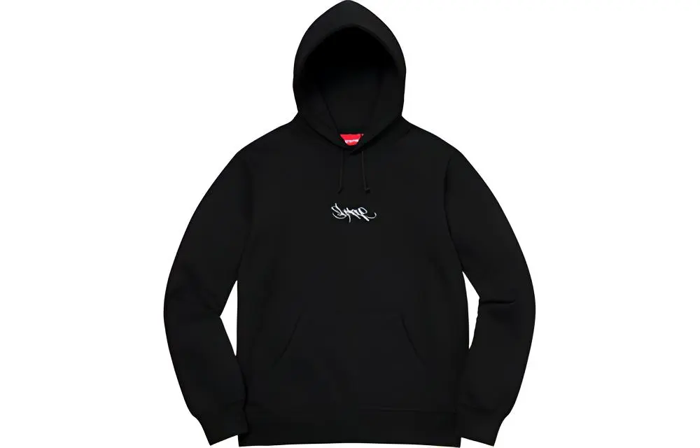 Supreme Tag Logo Hooded Sweatshirt
