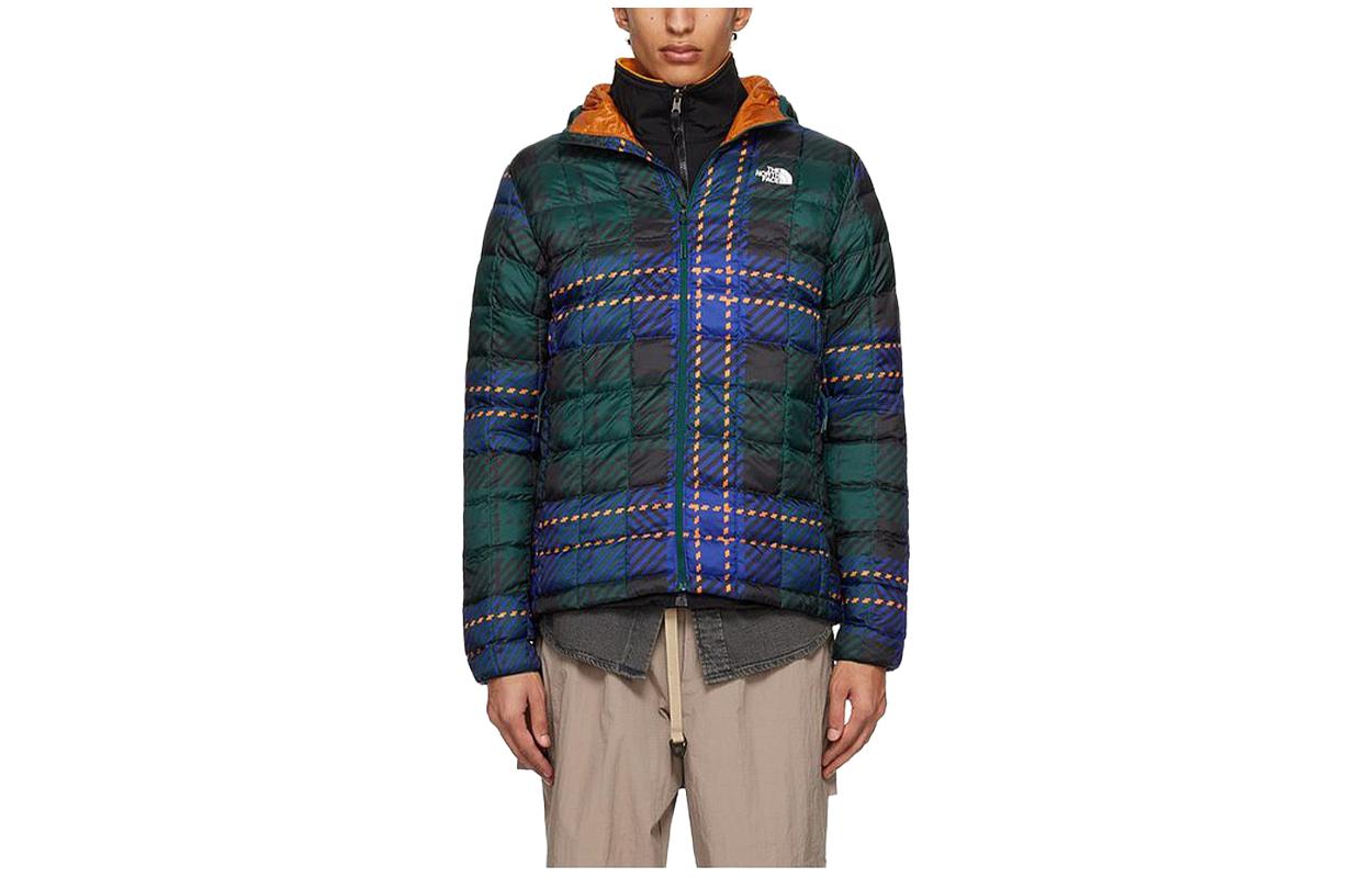 Мужская куртка The North Face (сине-зеленая)