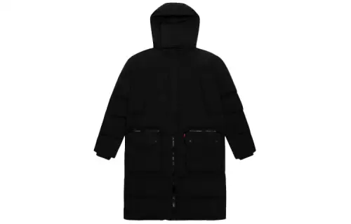 Levis Zip Closure Down Jacket Men's Black