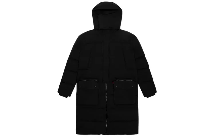 Levi's Zip Closure Down Jacket Men's Black