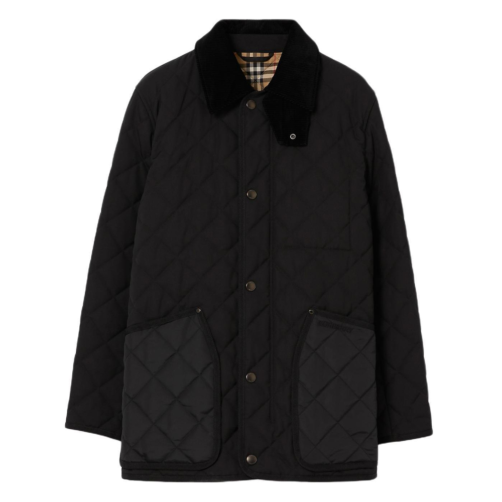 Burberry Corduroy collar Quilted Jacket