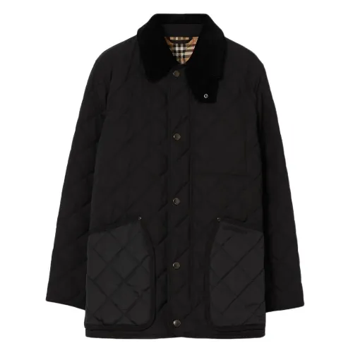 Burberry Corduroy collar Quilted Jacket