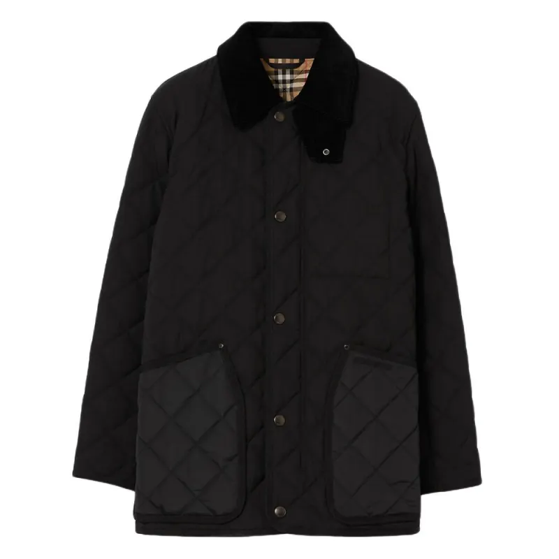 Burberry Corduroy collar Quilted Jacket