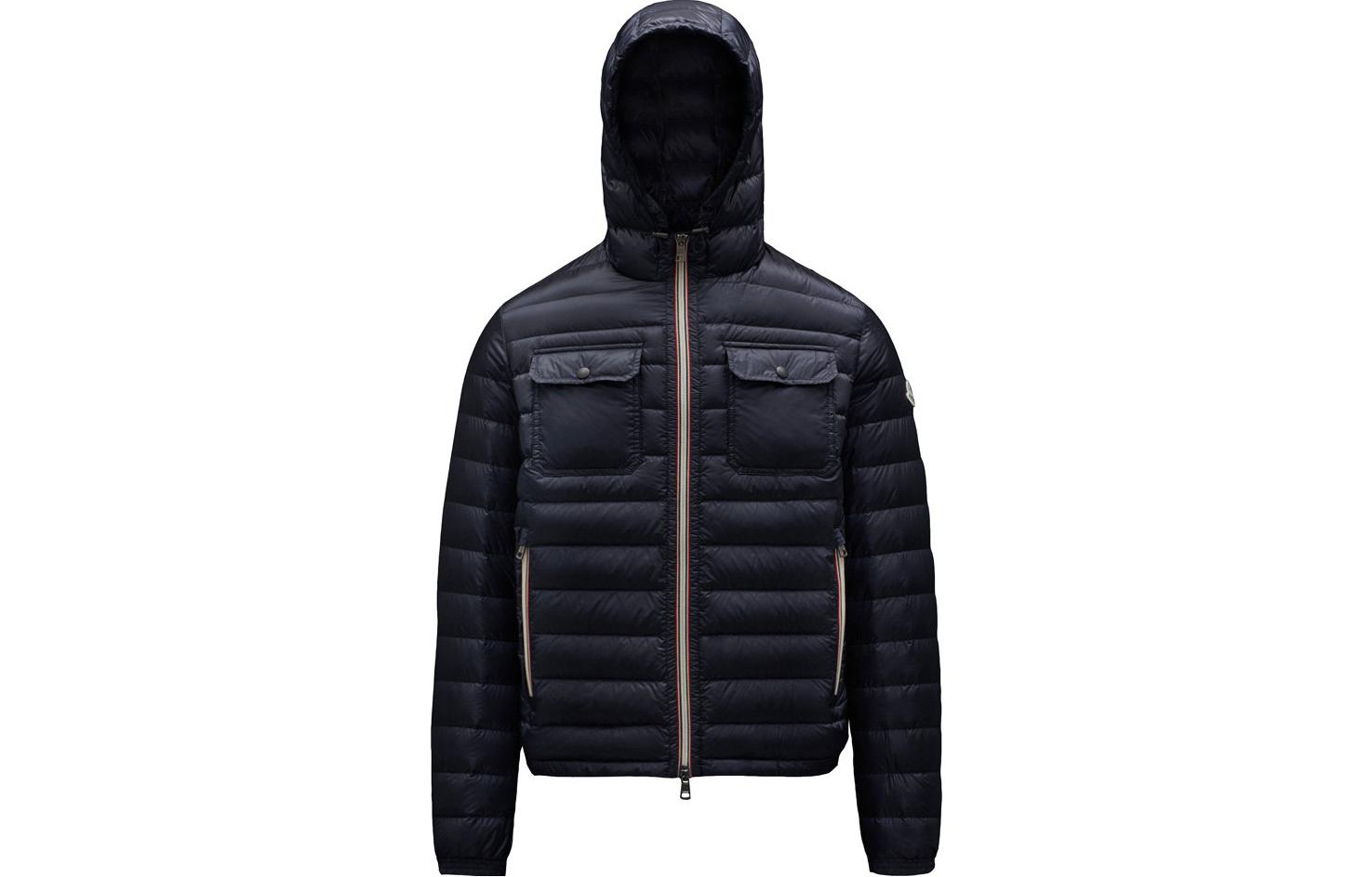 Пуховик Moncler SS22 (темно-синий)