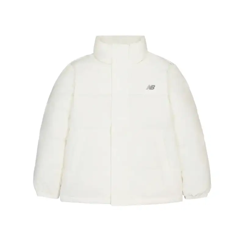 New Balance Yadan Wind 600 Fill Power Goose Down Casual Thermal Versatile Stand Collar Down Jacket Men's White