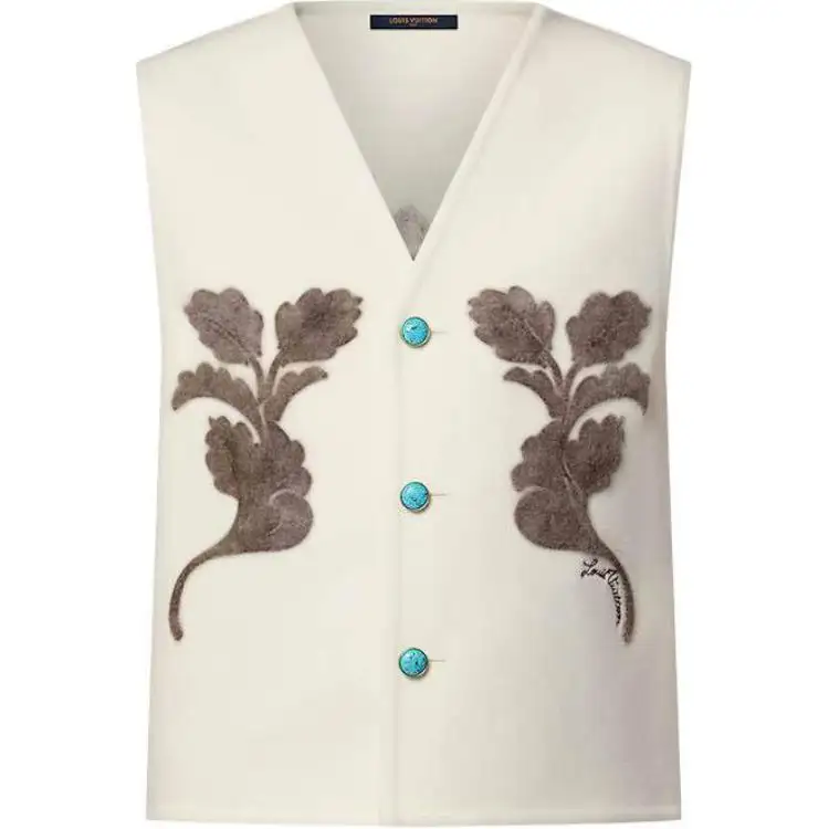 LOUIS VUITTON FW24 Vest Men's Ecru