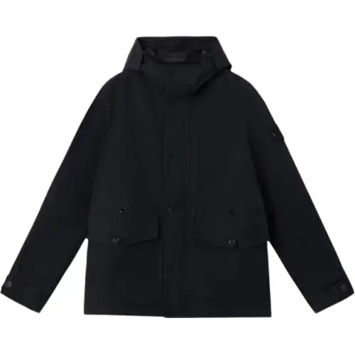 Stone Island Compass-badge hooded jacket