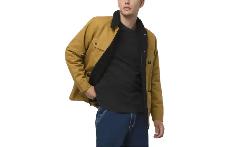 Vans Jackets Men's Brown Lapel Moderate Other
