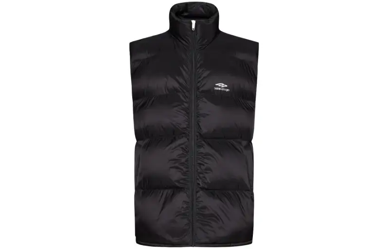 Balenciaga Logo print Puffer Gilet