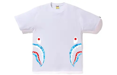 Bape Fire Camo Side Shark Tee