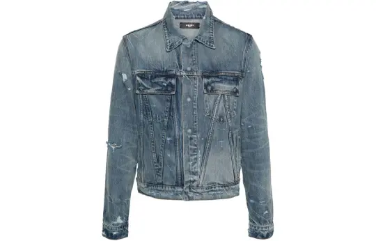AMIRI Distressed effect Denim Jacket