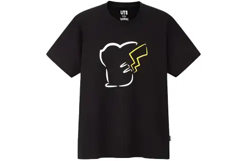 UNIQLO x Pokémon , T Shirt Unisex Black