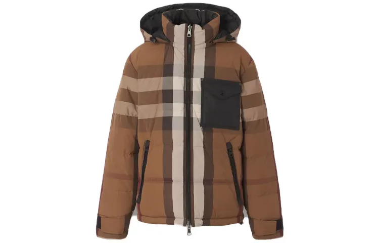 Burberry Reversible Check Nylon Puffer Jacket
