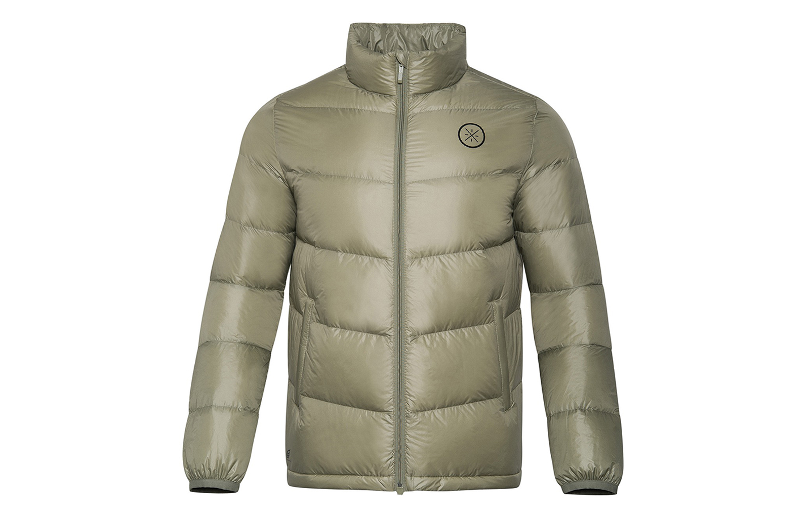 Li Ning, keep warm short winter down jacket for leisure, high collar