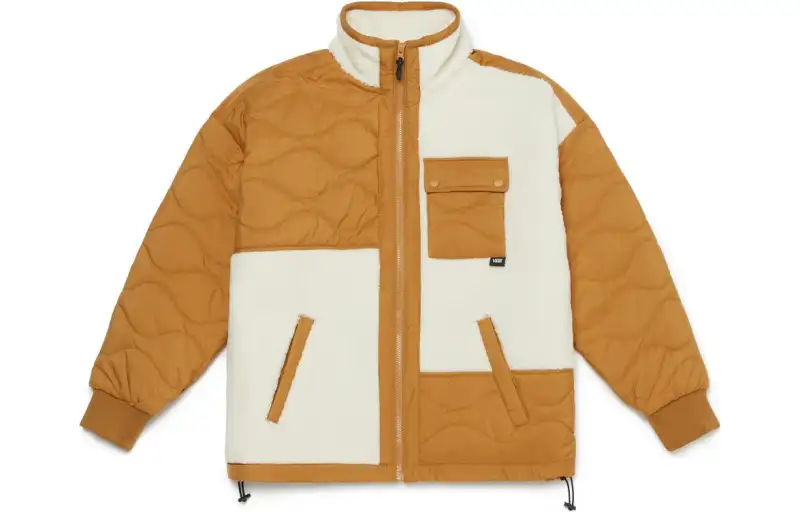 Vans Jackets Men's Brown Stand Collar Moderate Other