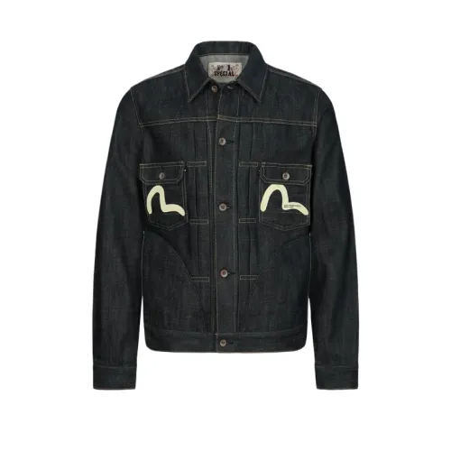 EVISU Denim Jacket Men's Denim Blue