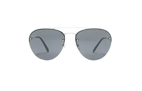 MIU MIU Aviator Sunglasses Women's Silver