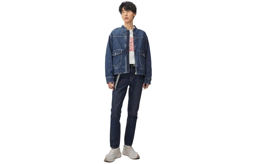 Lee Denim Jacket Men's Medium Blue