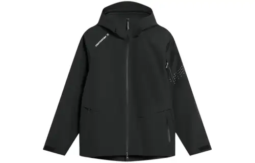 Li Ning Waterproof And Windproof Windbreaker Jacket Men's Black