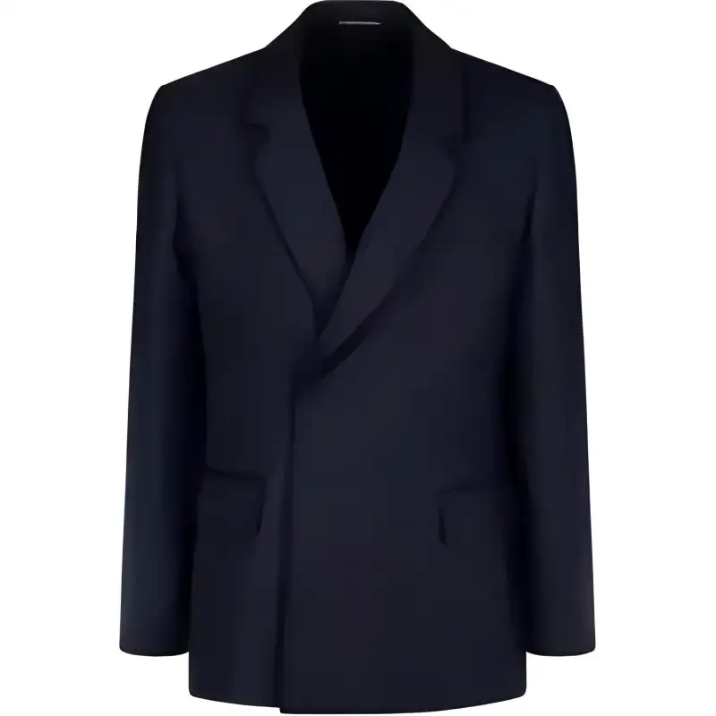 DIOR Business Suits Men's Blue Suit Collar Moderate Business Suit