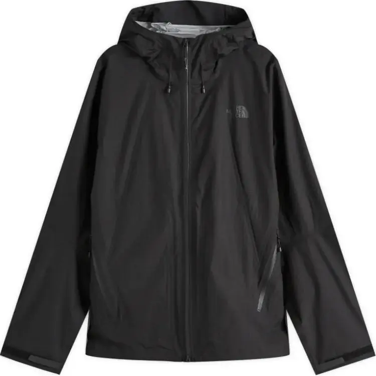THE NORTH FACE Logo Printed Zipped Rain Jacket