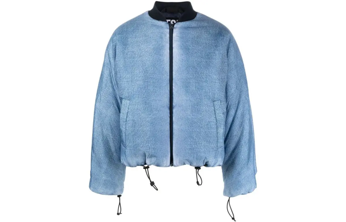 DIESEL W-Day-Print Zipped Bomber Jacket