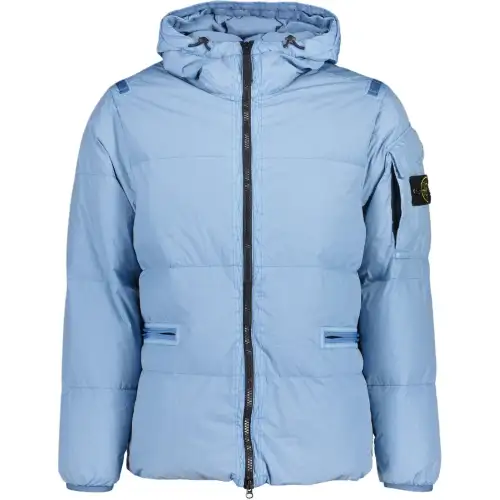 STONE ISLAND FW22 Down Jacket Unisex Blue
